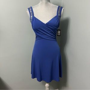 GUESS cocktail Mini dress sweetheart neck NWT wedding guest womens size 0 summer